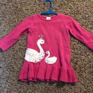 Pink Gymboree sweater dress